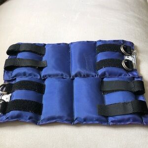 Blue Adjustable Ankle Weights